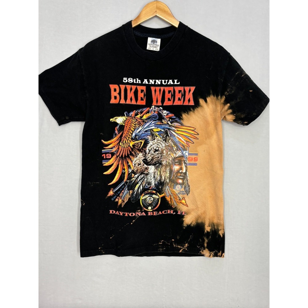 Daytona Beach 58th‎ Annual Bike Week Men Black Vintage Kingstree Classic Medium